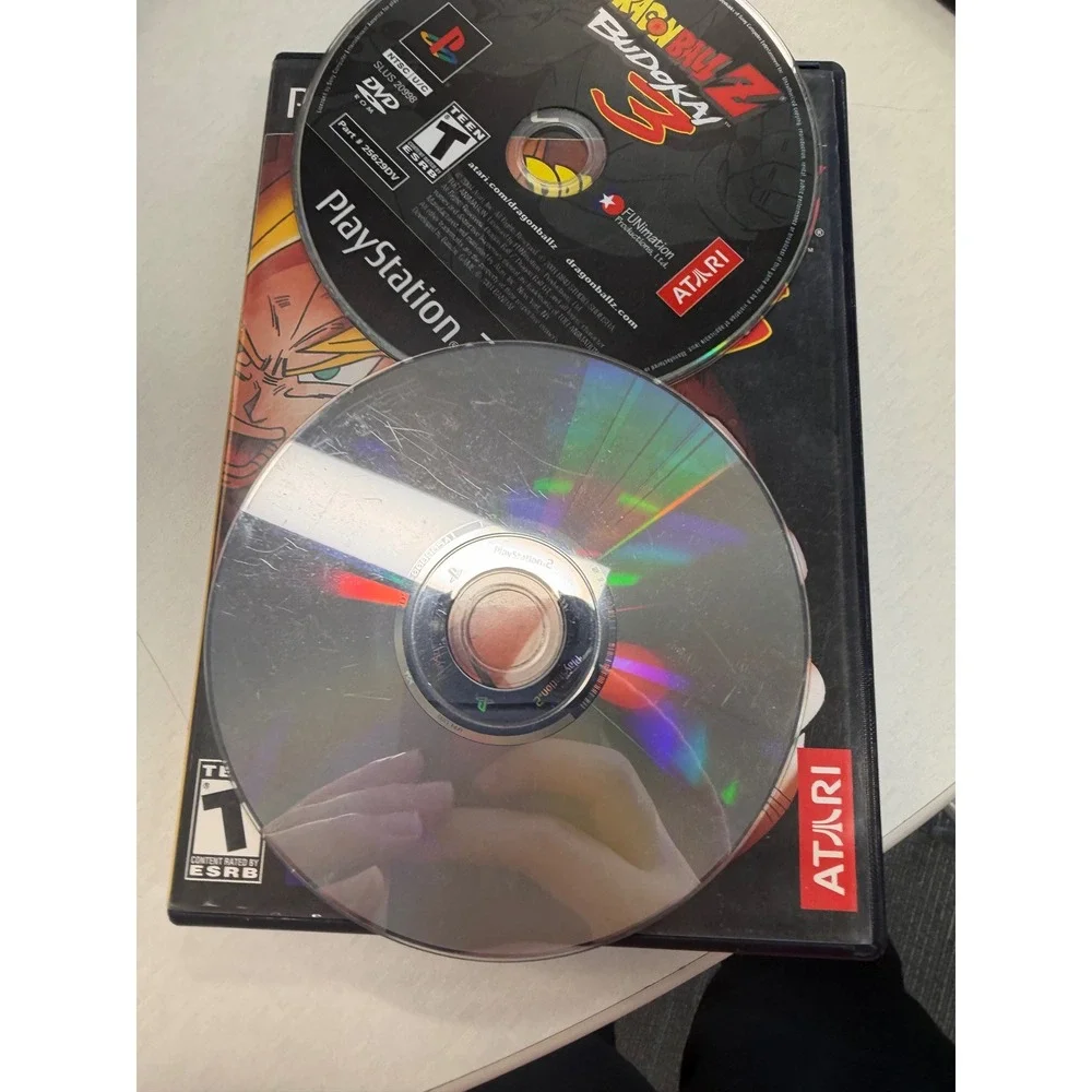 Dragon Ball Z Budokai 3 PS2 PlayStation 2 Game with Budokai 2 Bonus Disc Atari